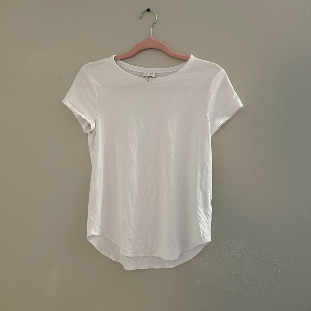 Cupio White Cap Sleeve T-Shirt